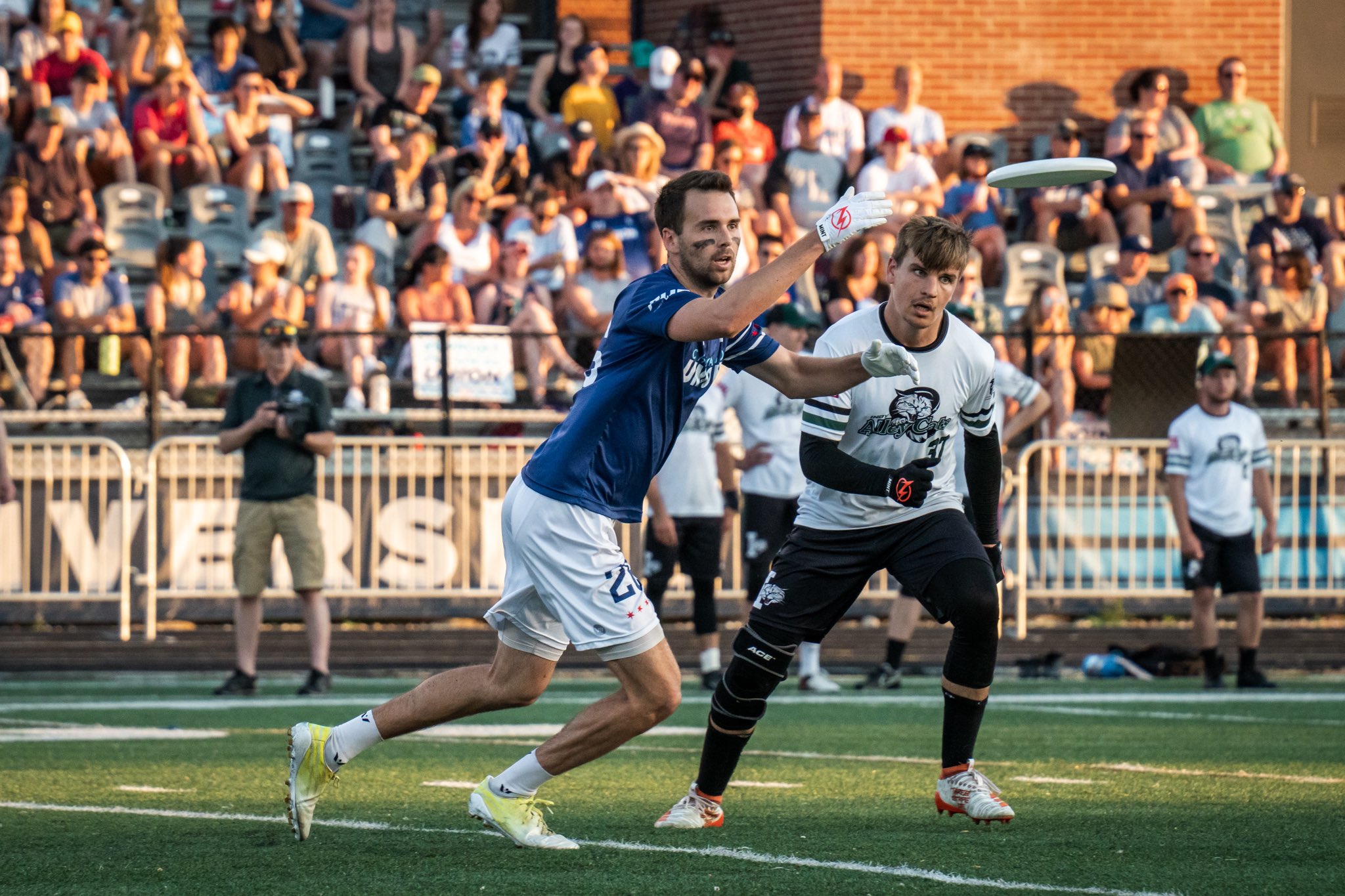 Peter Graffy Playing Ultimate Frisbee